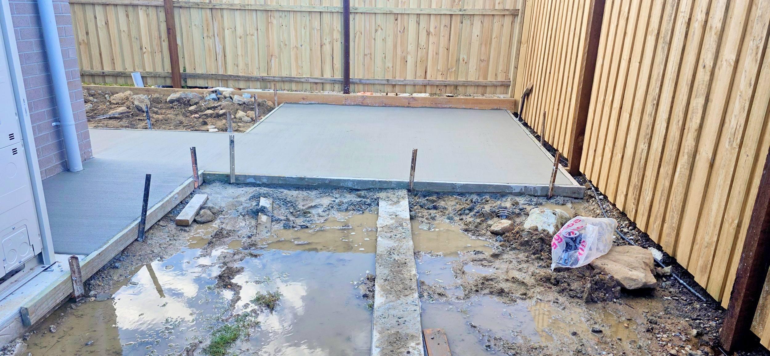 Concrete reinstatement job — Photo 1